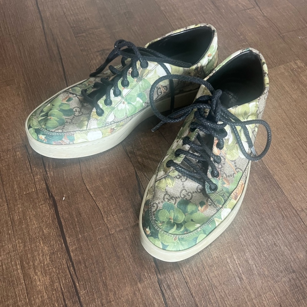 Gucci Blooms Sneakers Size 8 - Picture 2 of 9